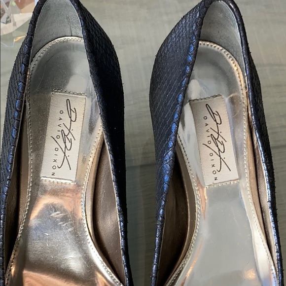 David Dixon Leather snake design shoe - Picture 2 of 9